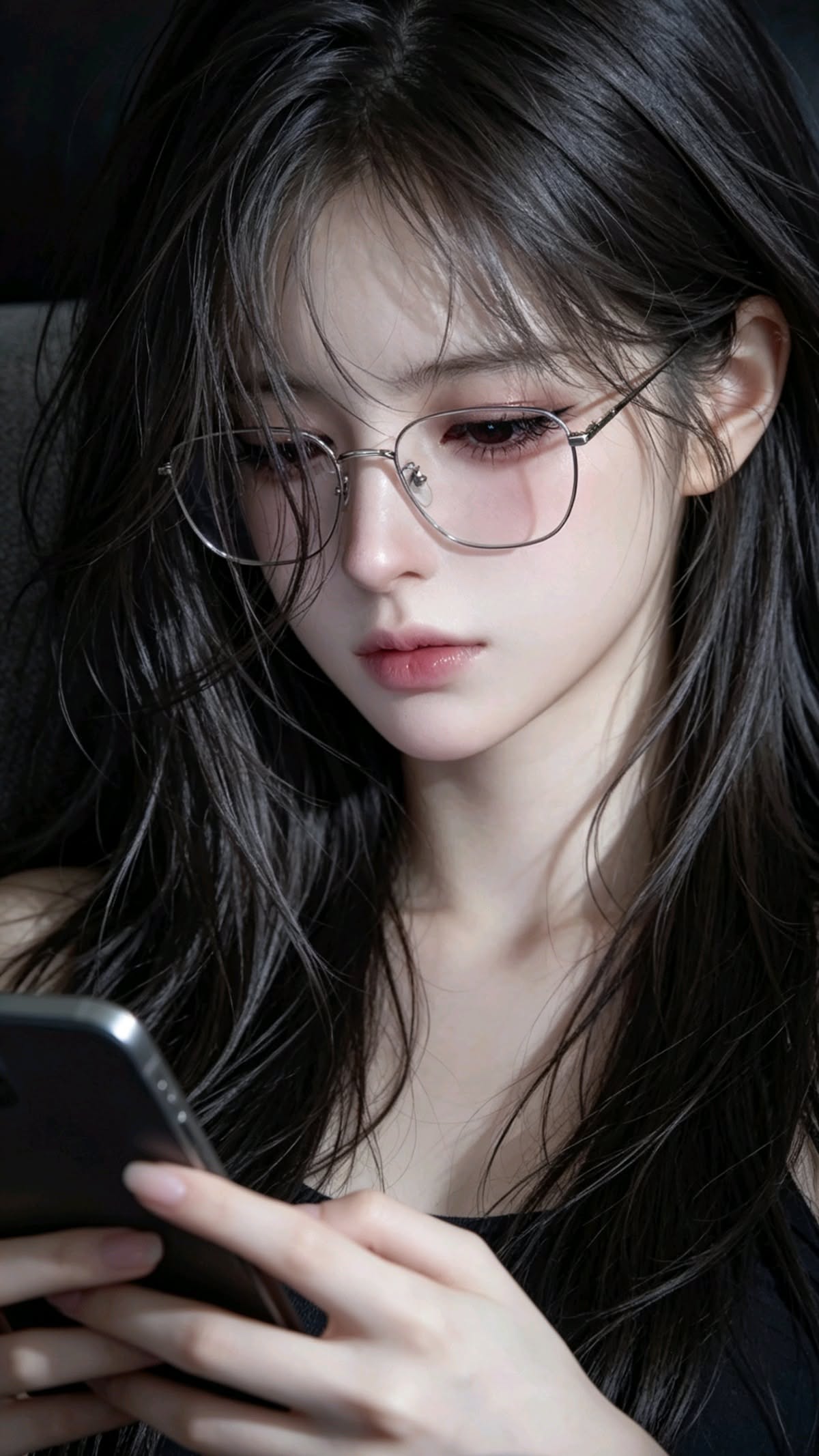 Galaxy A07 Front Black 